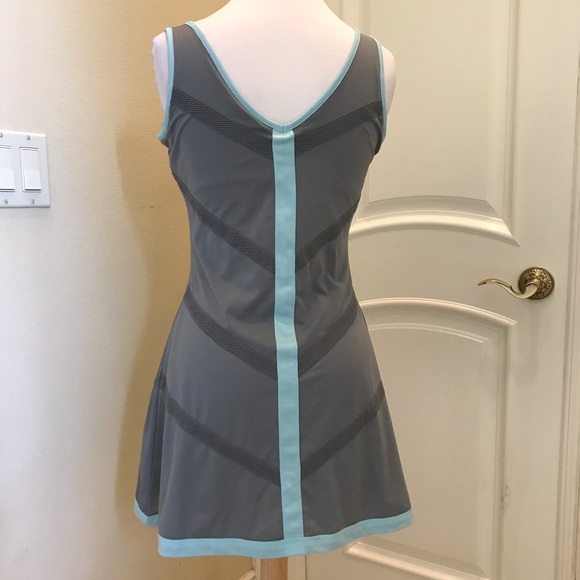 Fila  gray and aqua tennis dress - Picture 4 of 5